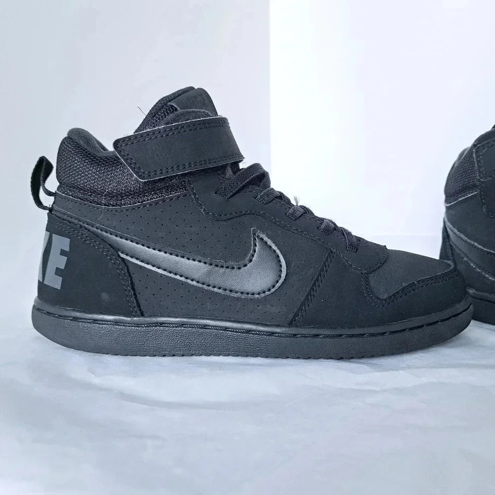 Nike PS Court Borough 2 Mid Black 1.5Y (21cm) - Picture 4 of 8